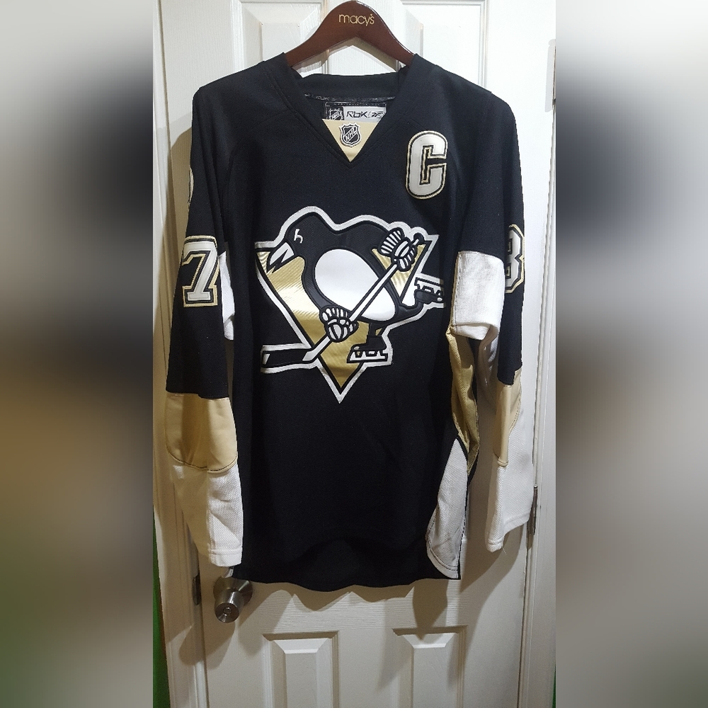 Pittsburgh Penguins 250th Anniversary Authentic 2007-08 Sidney Crosby Jersey 54